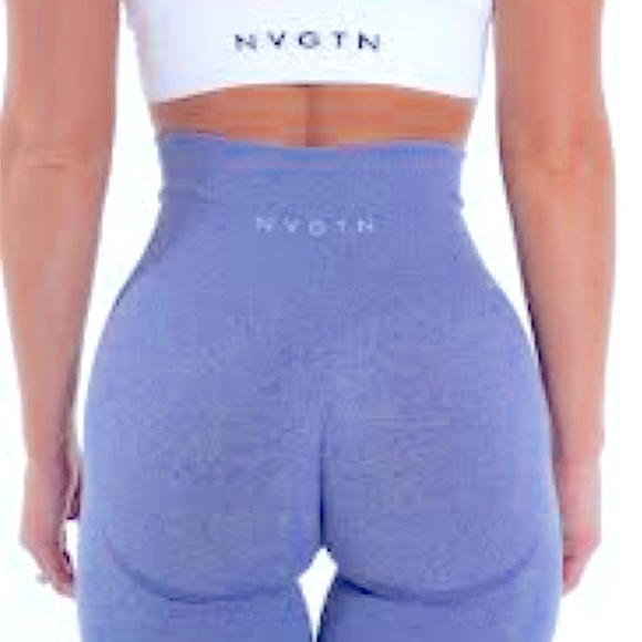 NVGTN Lavander purple Seamless Leggings size S/M - Picture 1 of 5